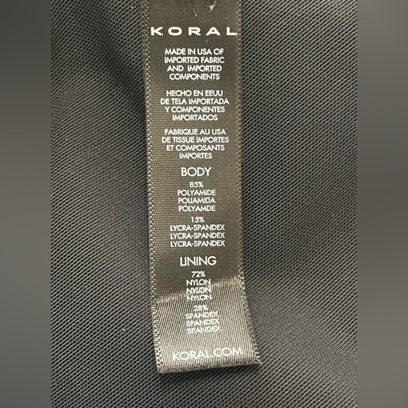 KORAL | LEAH INFINITY SPORTS BRA - BLACK | SIZE M/L - Picture 10 of 11